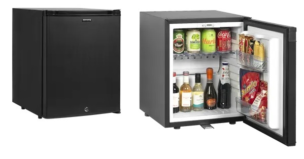 Minibar svart i olika storlekar med grå eller vit insida  finns även med glasdörr. - 5