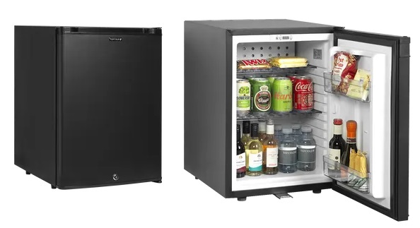 Minibar svart i olika storlekar med grå eller vit insida  finns även med glasdörr. - 6