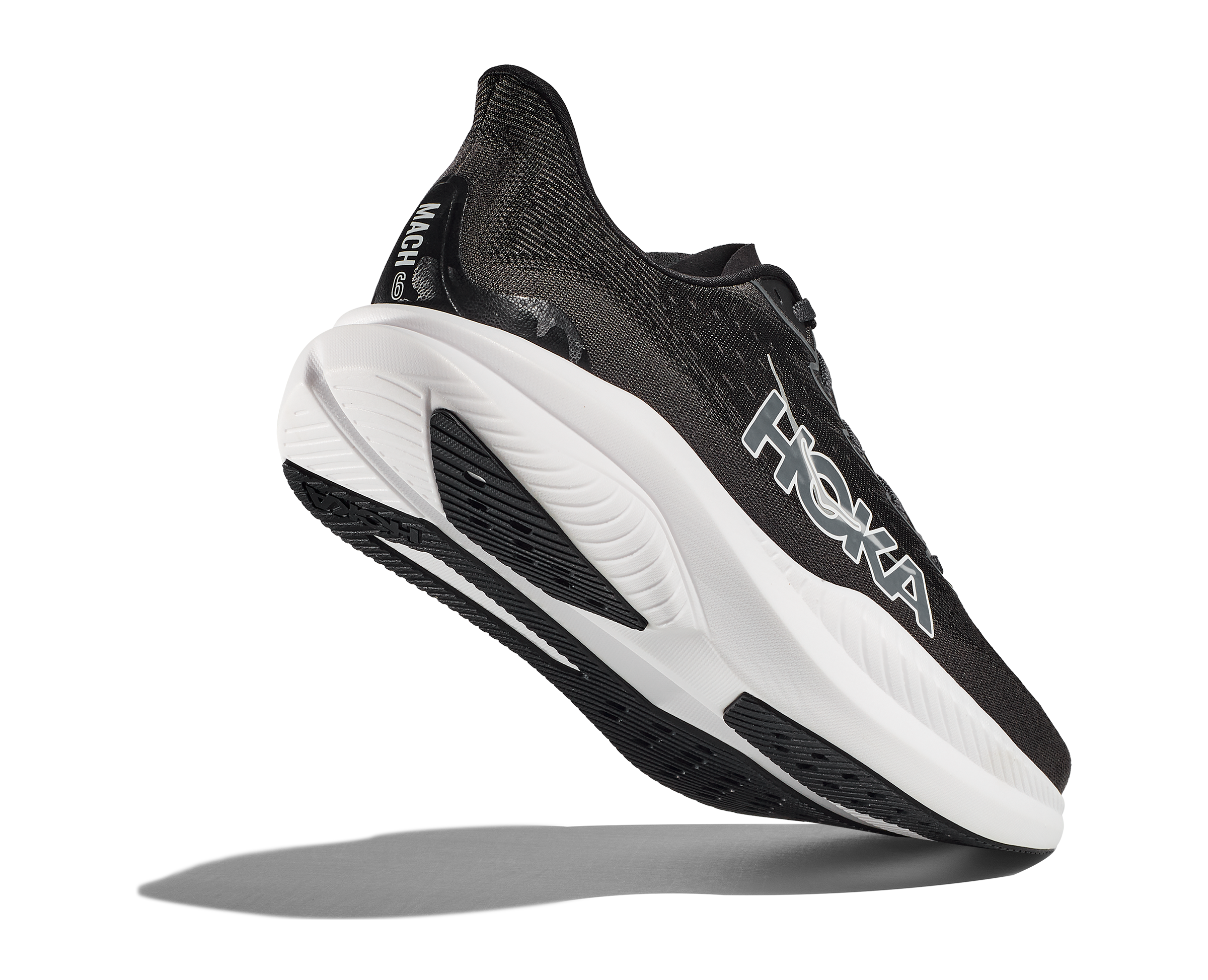 Hoka One One W Mach 6 Wide - Black/White - 4