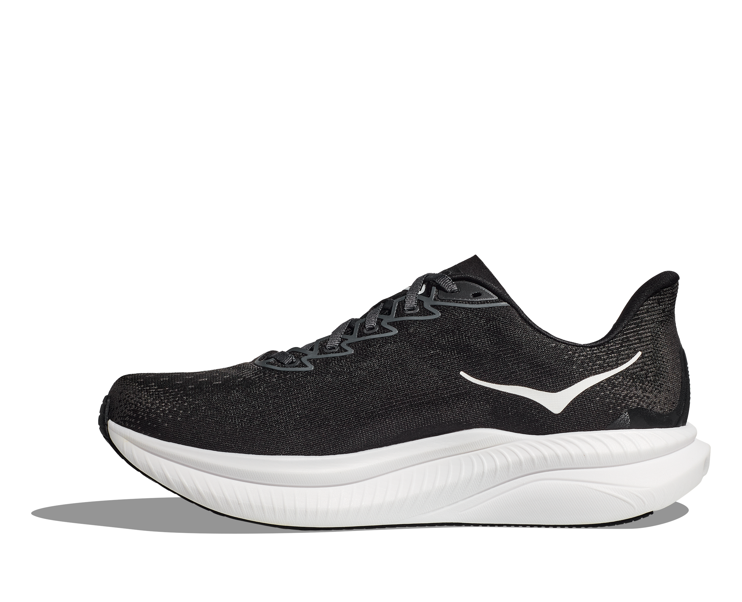 Hoka One One W Mach 6 Wide - Black/White - 2