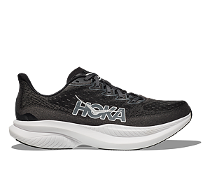 Hoka One One W Mach 6 Wide - Black/White