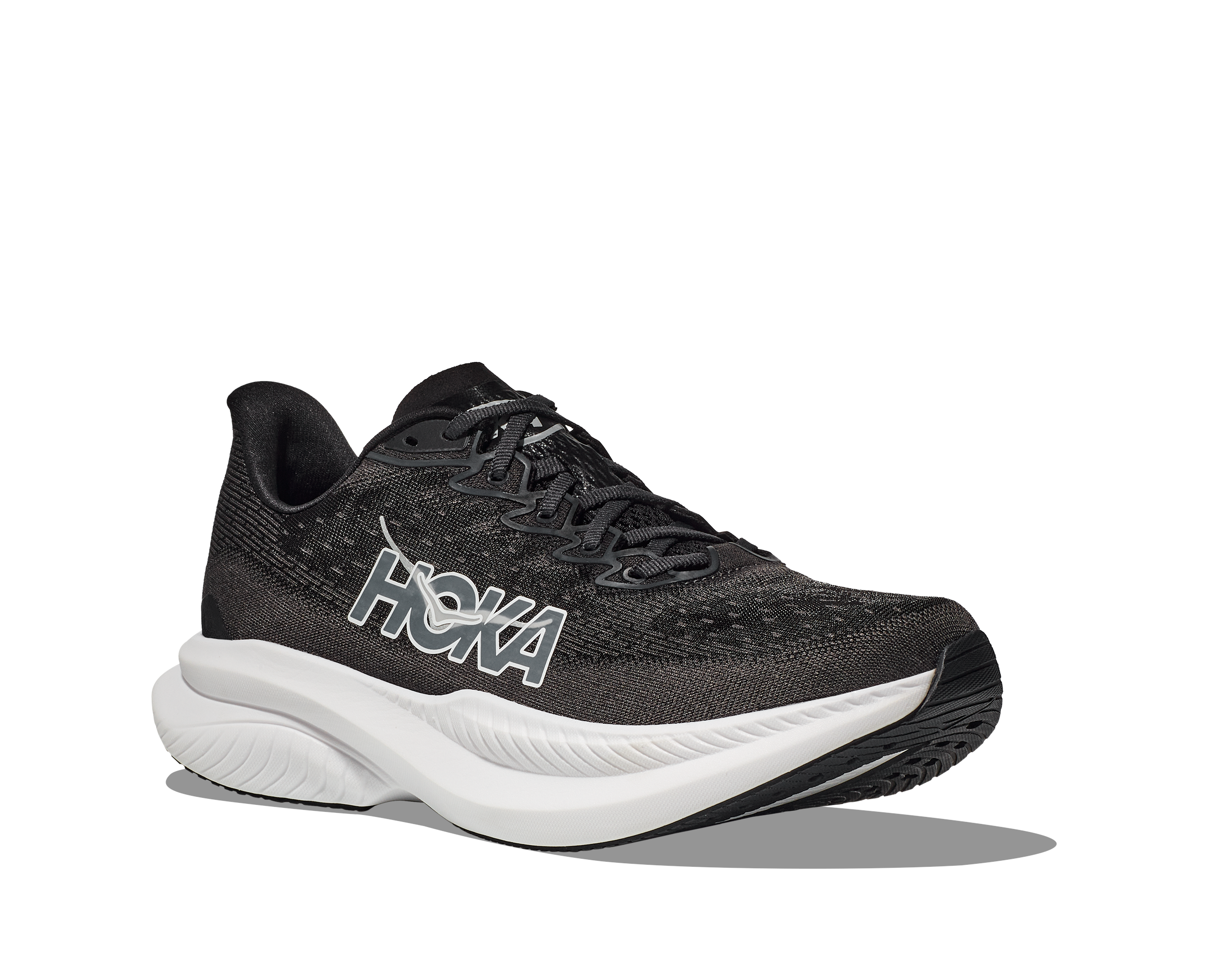 Hoka One One W Mach 6 Wide - Black/White - 3