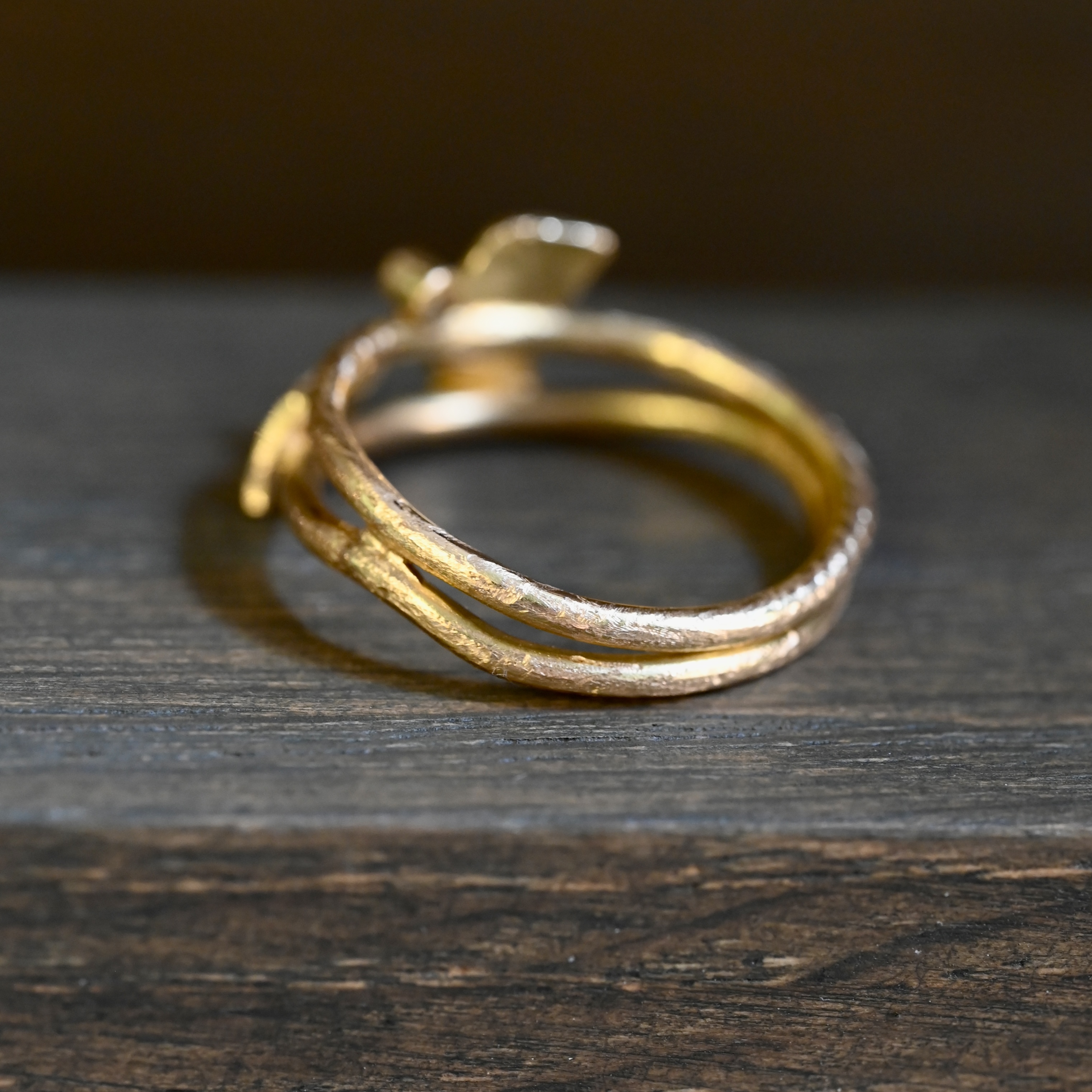 Ring A New Dawn handgjord guld 18 karat
