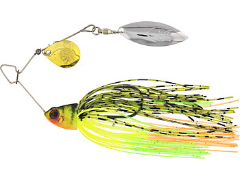 Westin Mvibe med colorado och willow blad är ett spinnerbait  som spinner och skapar vibrationer som  attraherar rovfisk 