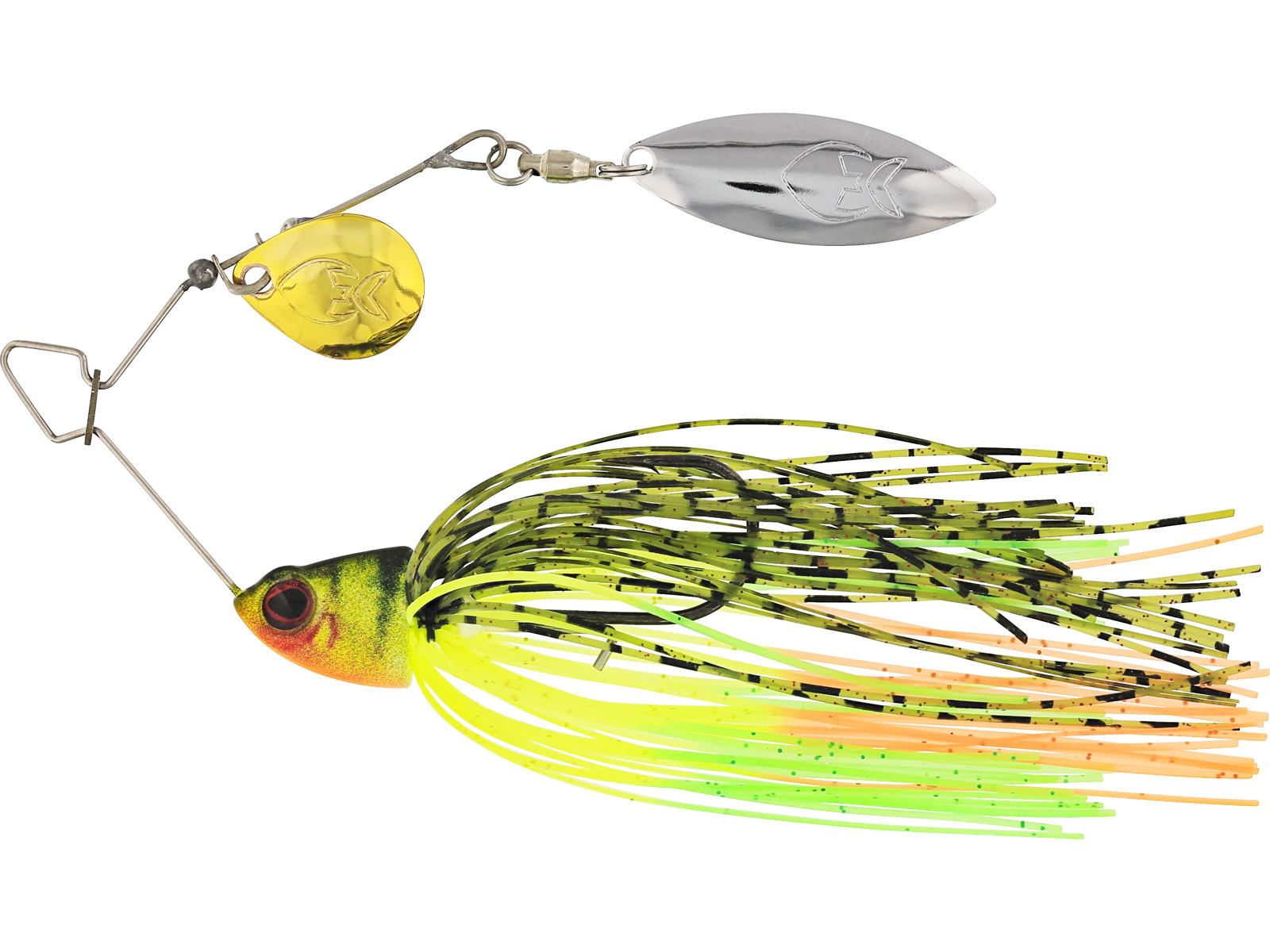 Westin Mvibe med colorado och willow blad är ett spinnerbait  som spinner och skapar vibrationer som  attraherar rovfisk 