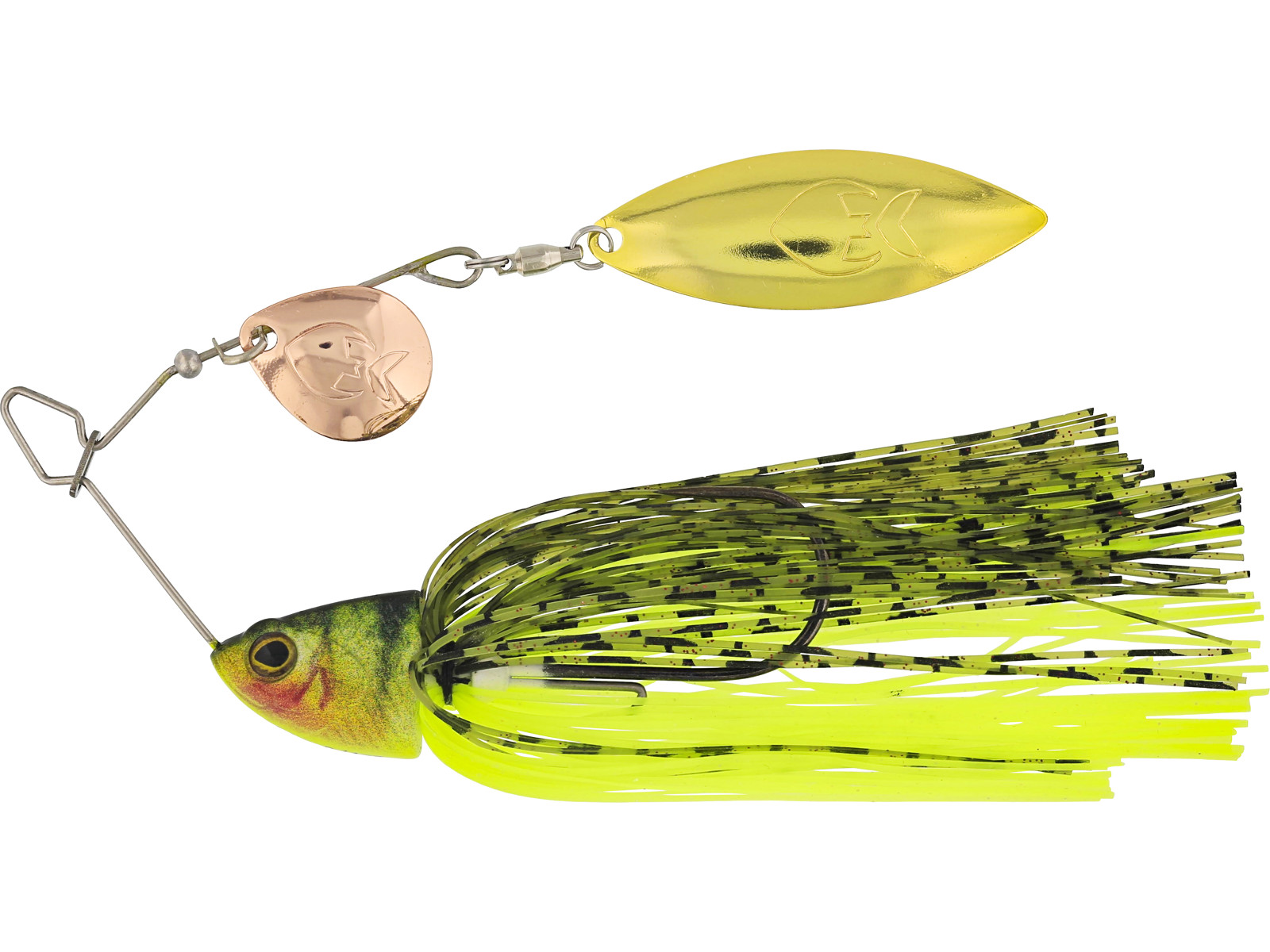 Westin Mvibe med colorado och willow blad är ett spinnerbait  som spinner och skapar vibrationer som  attraherar rovfisk 