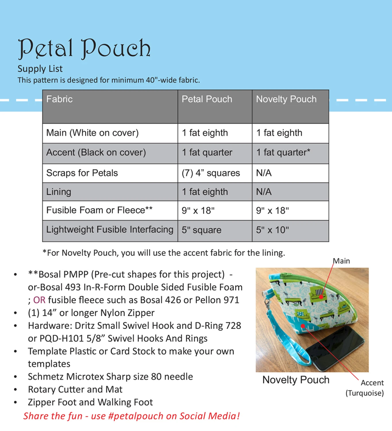 Mönster Petal Pouch - 2