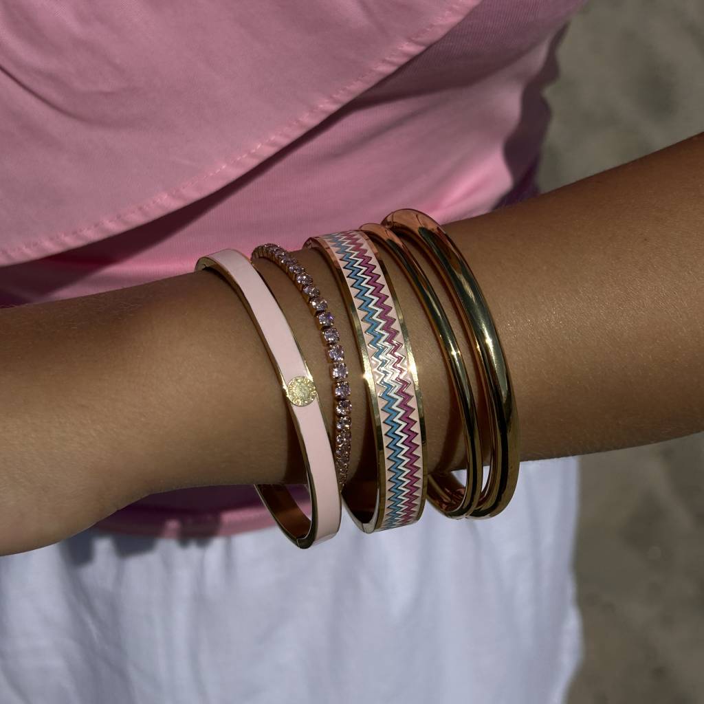 Antibes Bangle , multicolor pink - 2