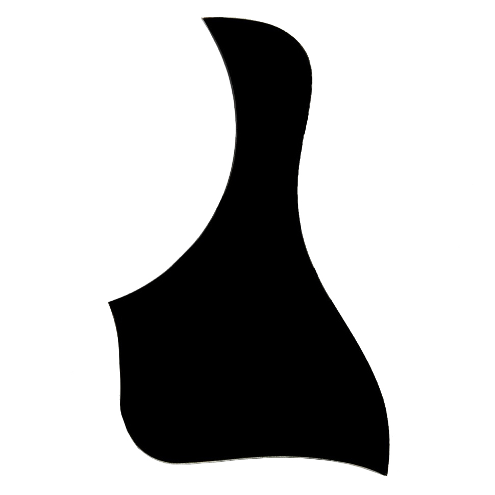 Pickguard Acoustic Guitar Taylor Style (Black) 
