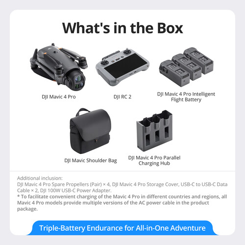 DJI Mavic 4 Pro Fly More Combo + DJI RC 2 - 2