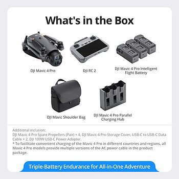 DJI Mavic 4 Pro Fly More Combo + DJI RC 2