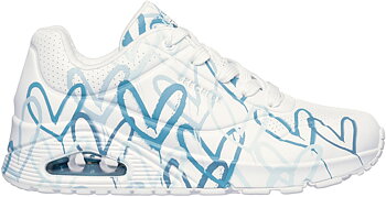 Skechers Uno Spread the Love - White/Blue