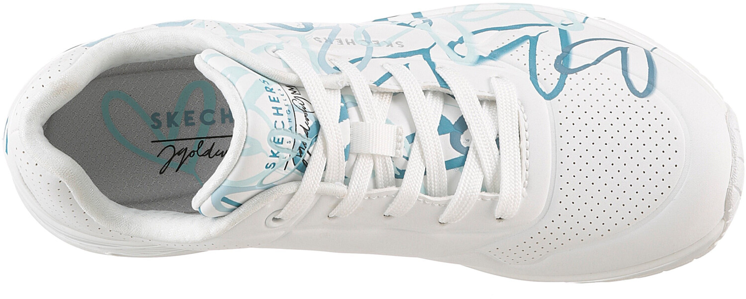 Skechers Uno Spread the Love - White/Blue - 6
