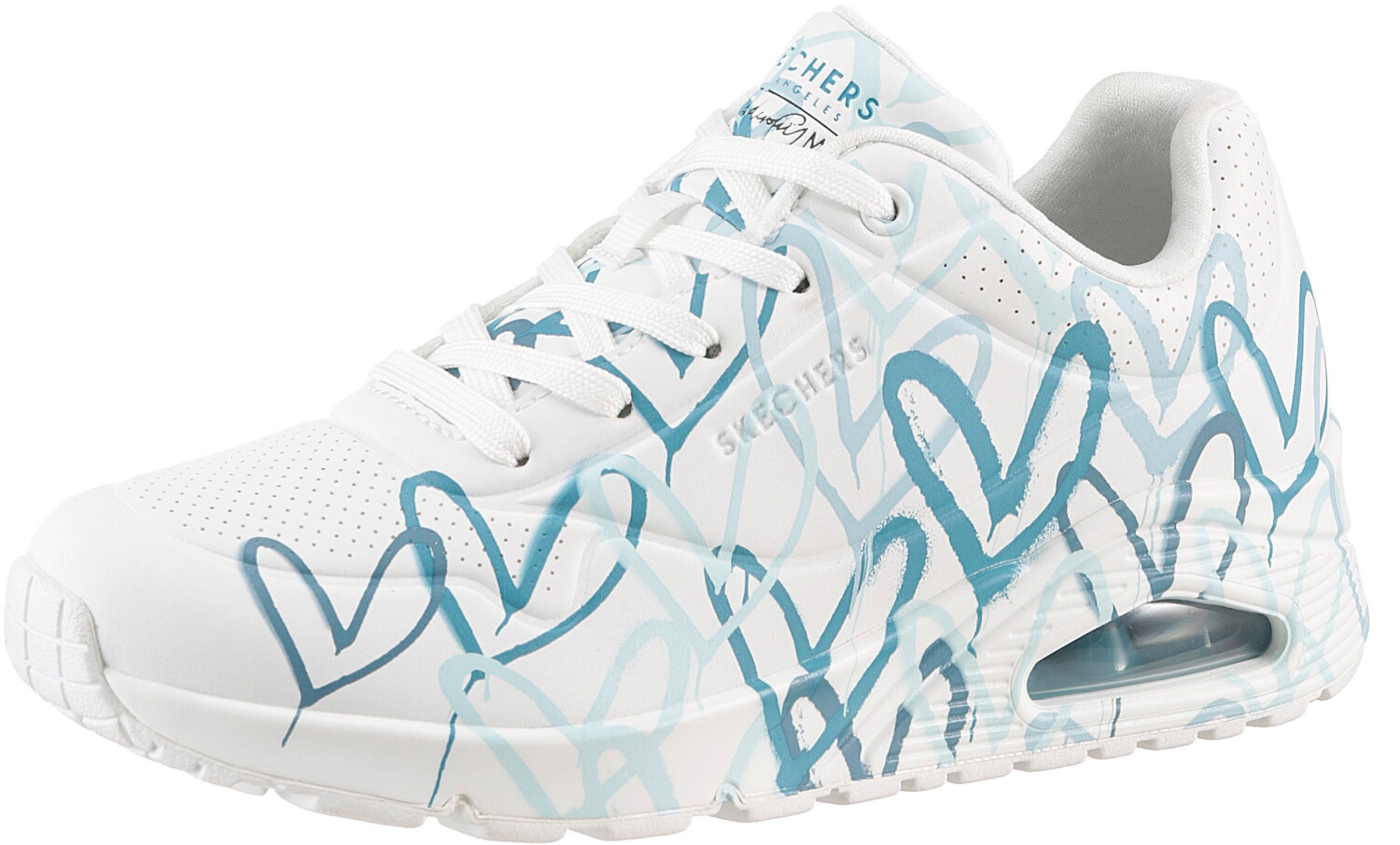 Skechers Uno Spread the Love - White/Blue - 2
