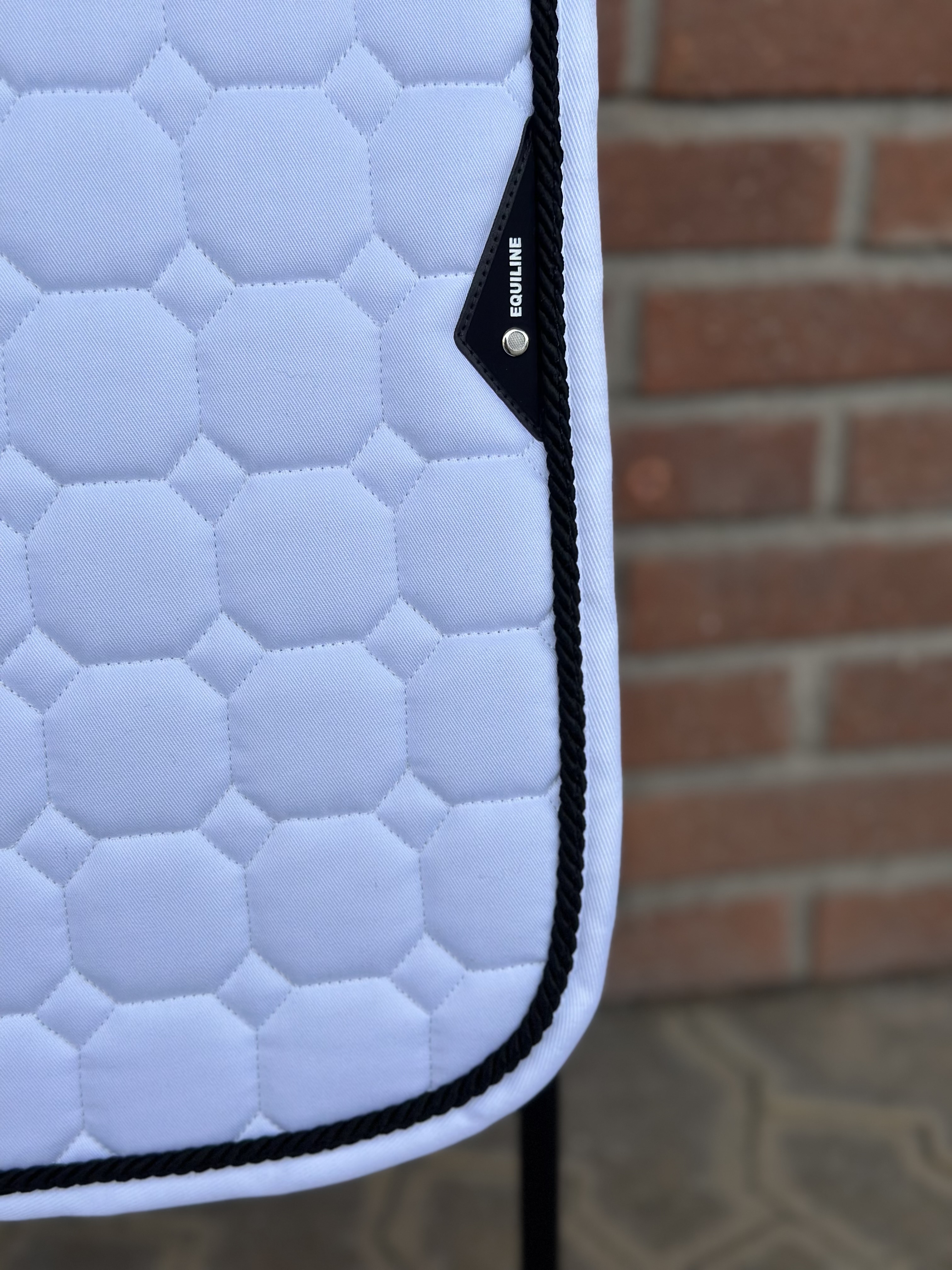 Equiline Octagon 1 fläta vitt m svart - 2