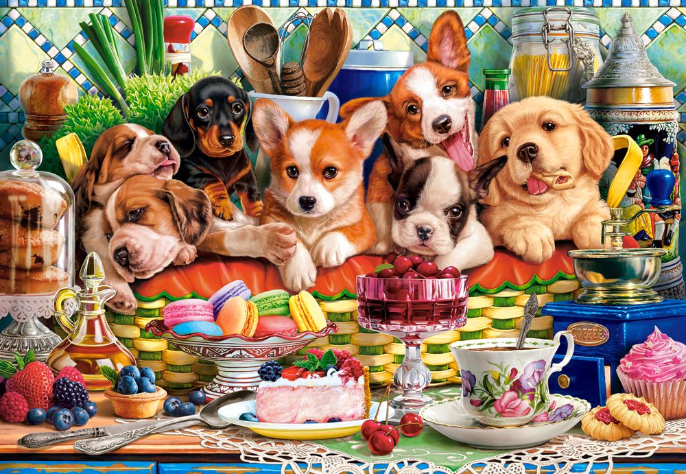 Puppies Dessert, puslespil med 1000 brikker (C-105335)