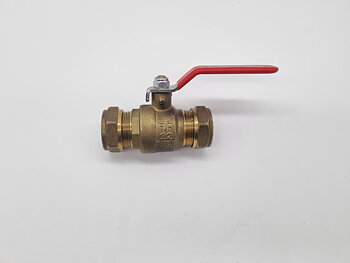 Kulventil klämring 22mm