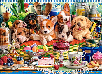 Puppies Dessert, puslespil med 300 brikker (B-030590)