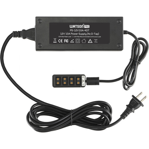 Watson Pro 12V 10A Power Supply with Four D-Tap Outputs - 2