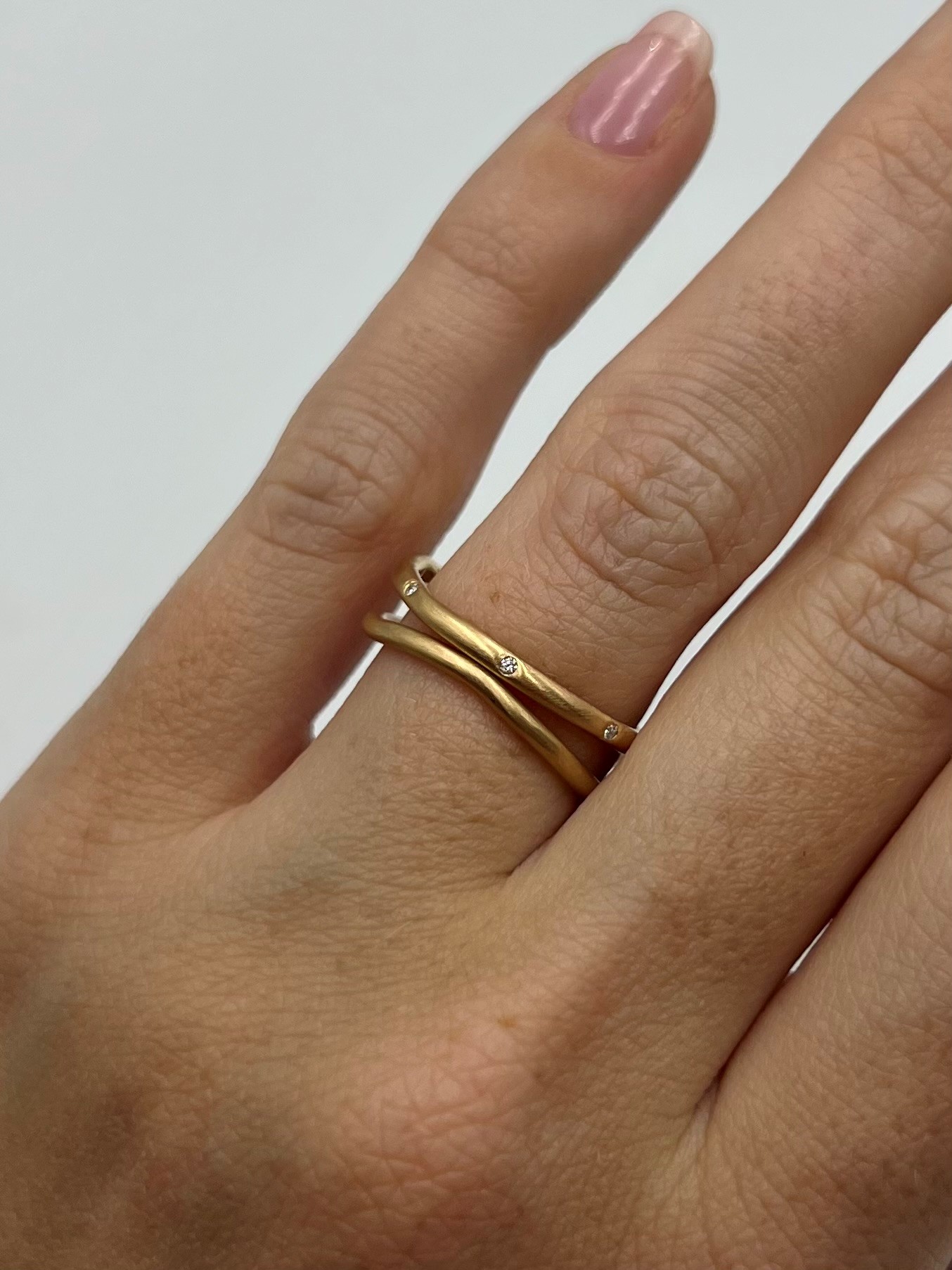 Ring Finding My Way handgjord guld 18 karat  - 3