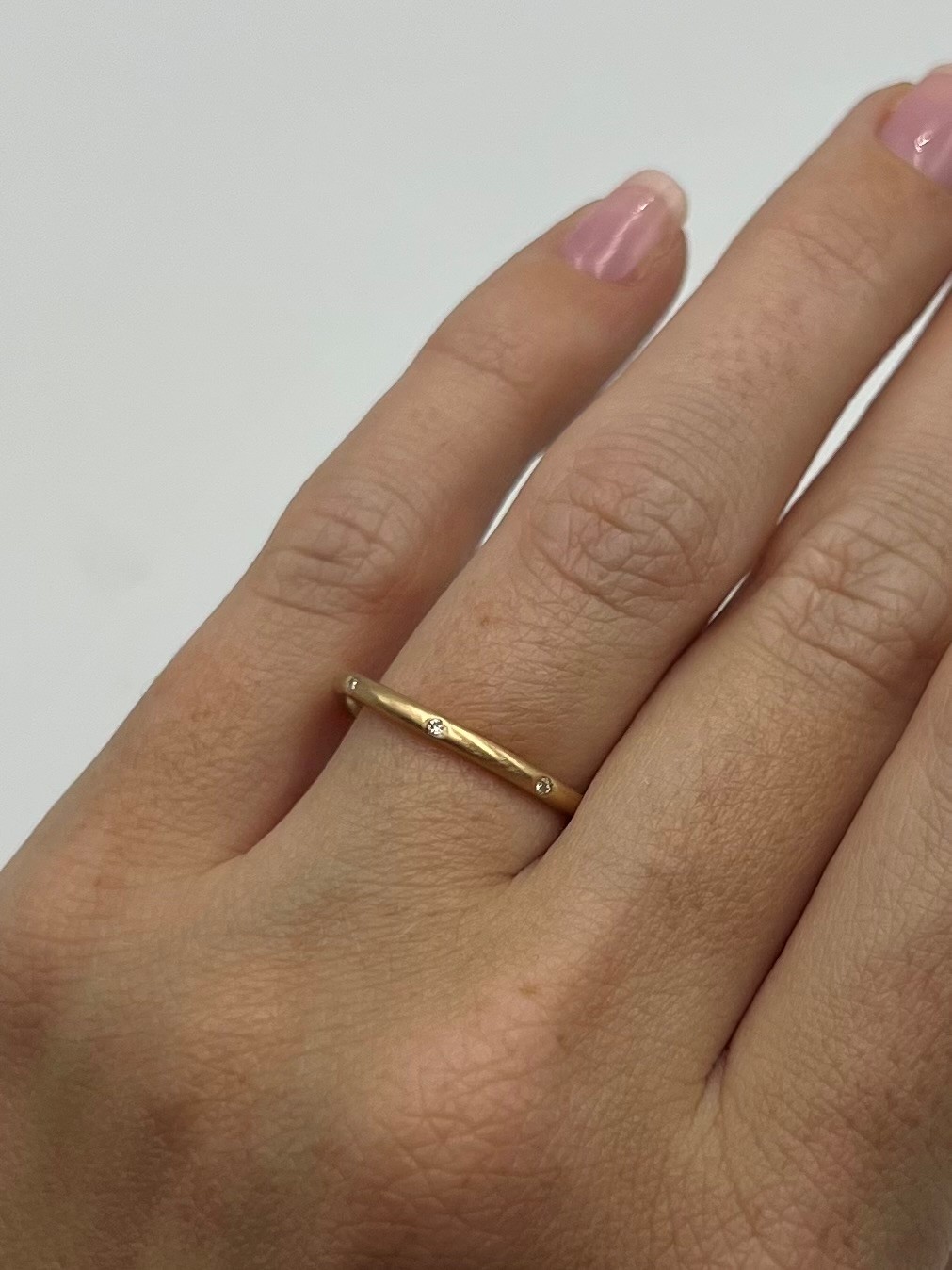 Ring Finding My Way diamanter handgjord guld 18 karat 