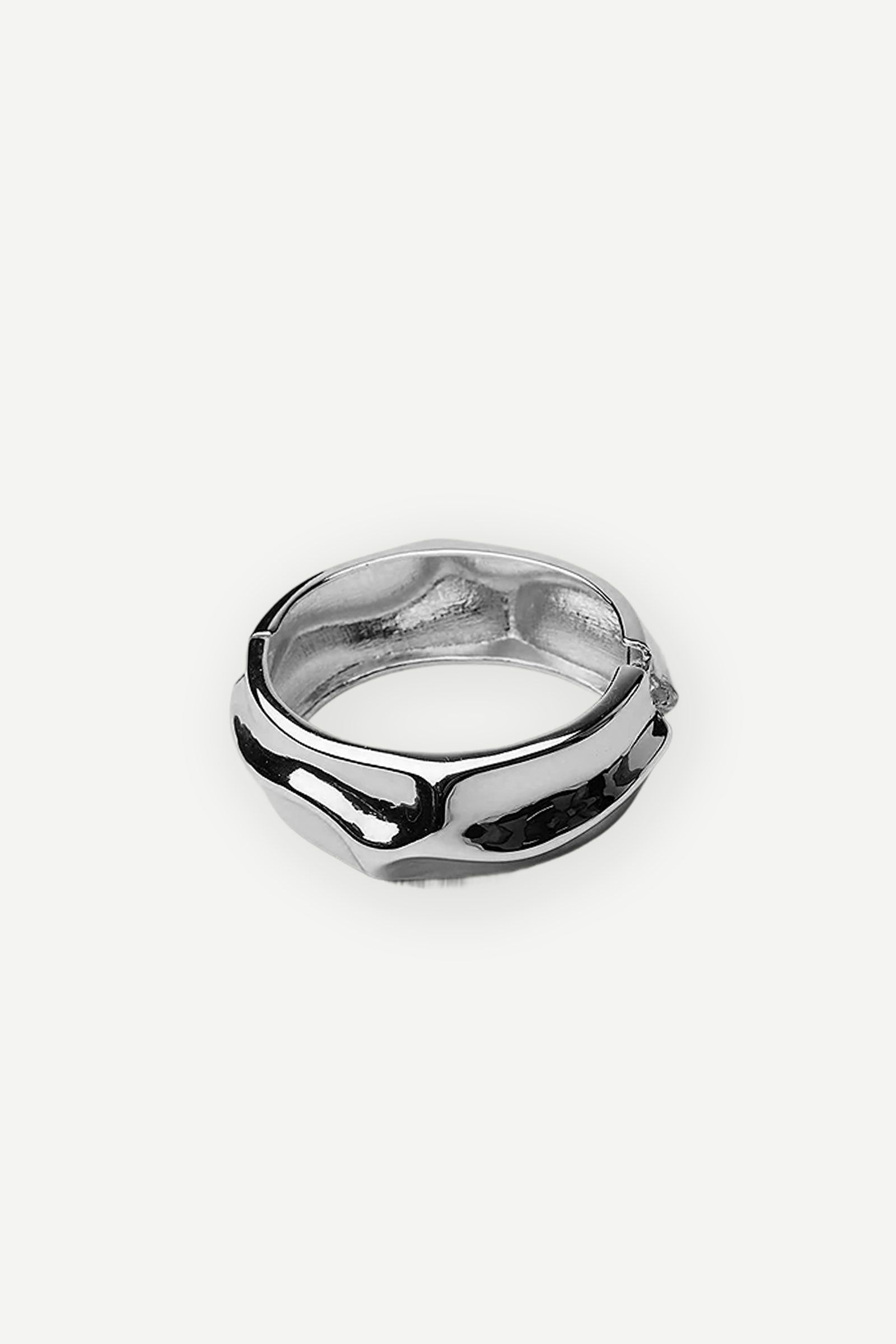 BOW19 Blod Irregular Bracelet Silver