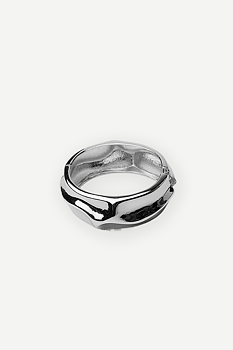 BOW19 Blod Irregular Bracelet Silver