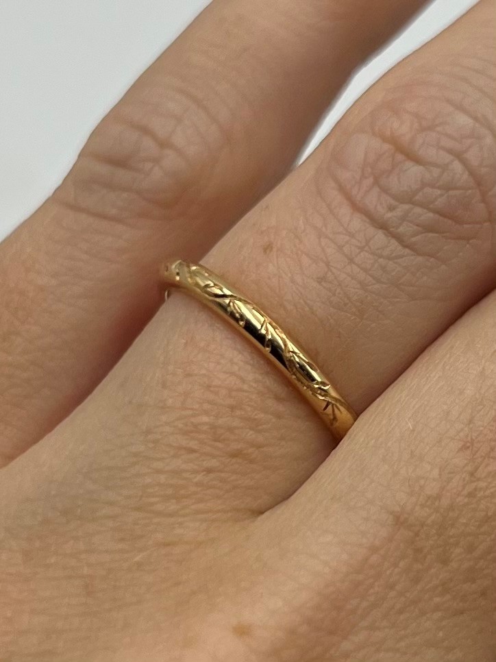 Ring Hidden Path handgravyr guld 18 karat  - 6