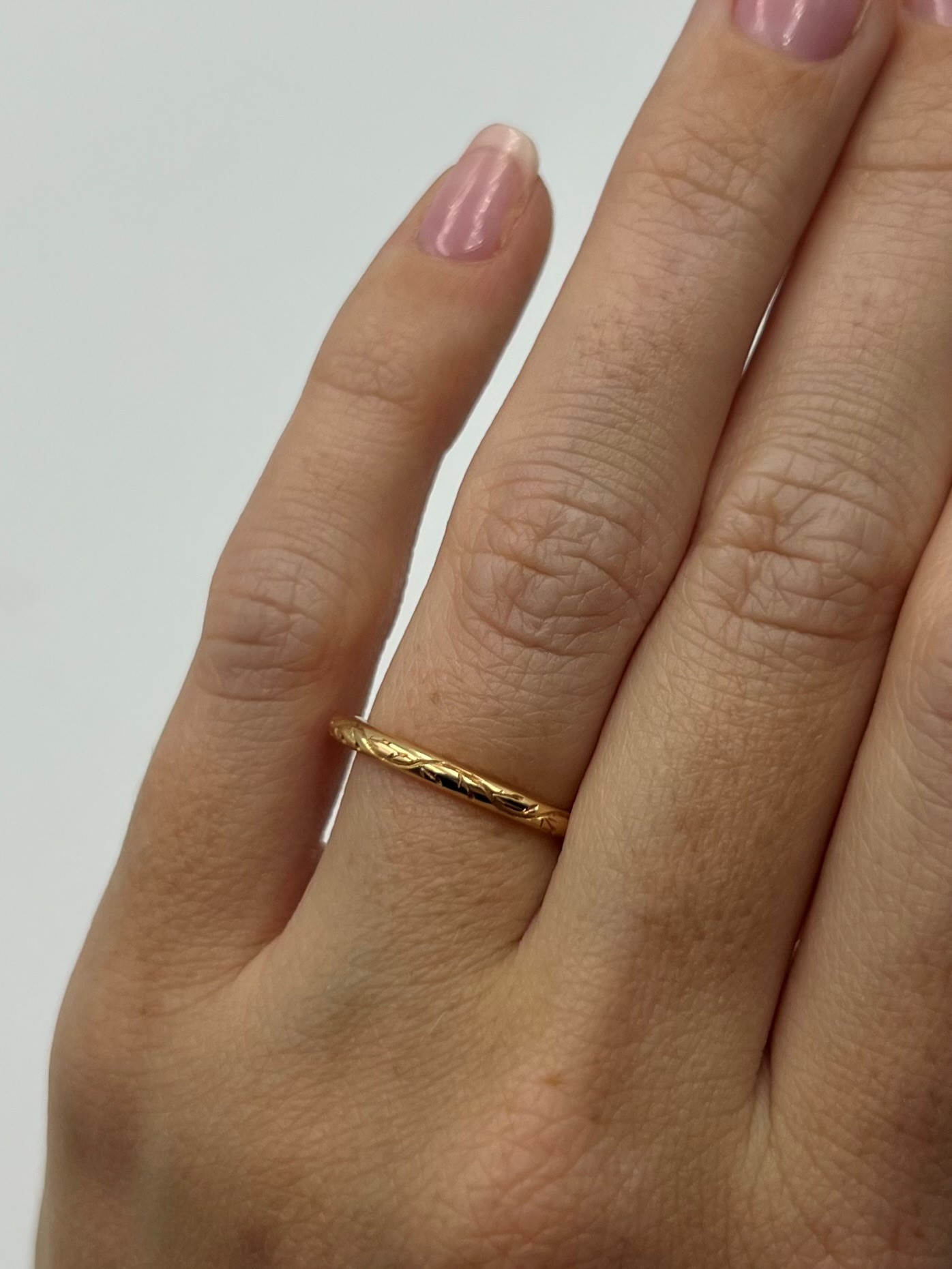 Ring Hidden Path handgravyr guld 18 karat  - 5