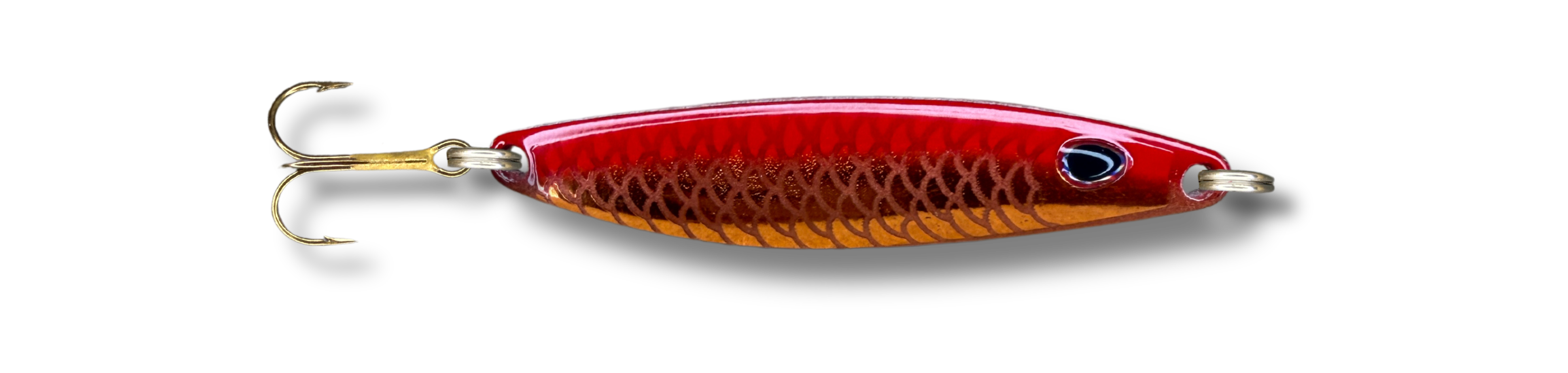 sard is a spoon lure from falconfish for fishing mainly for sea trout, brown trout and rainbow trout. 12g red