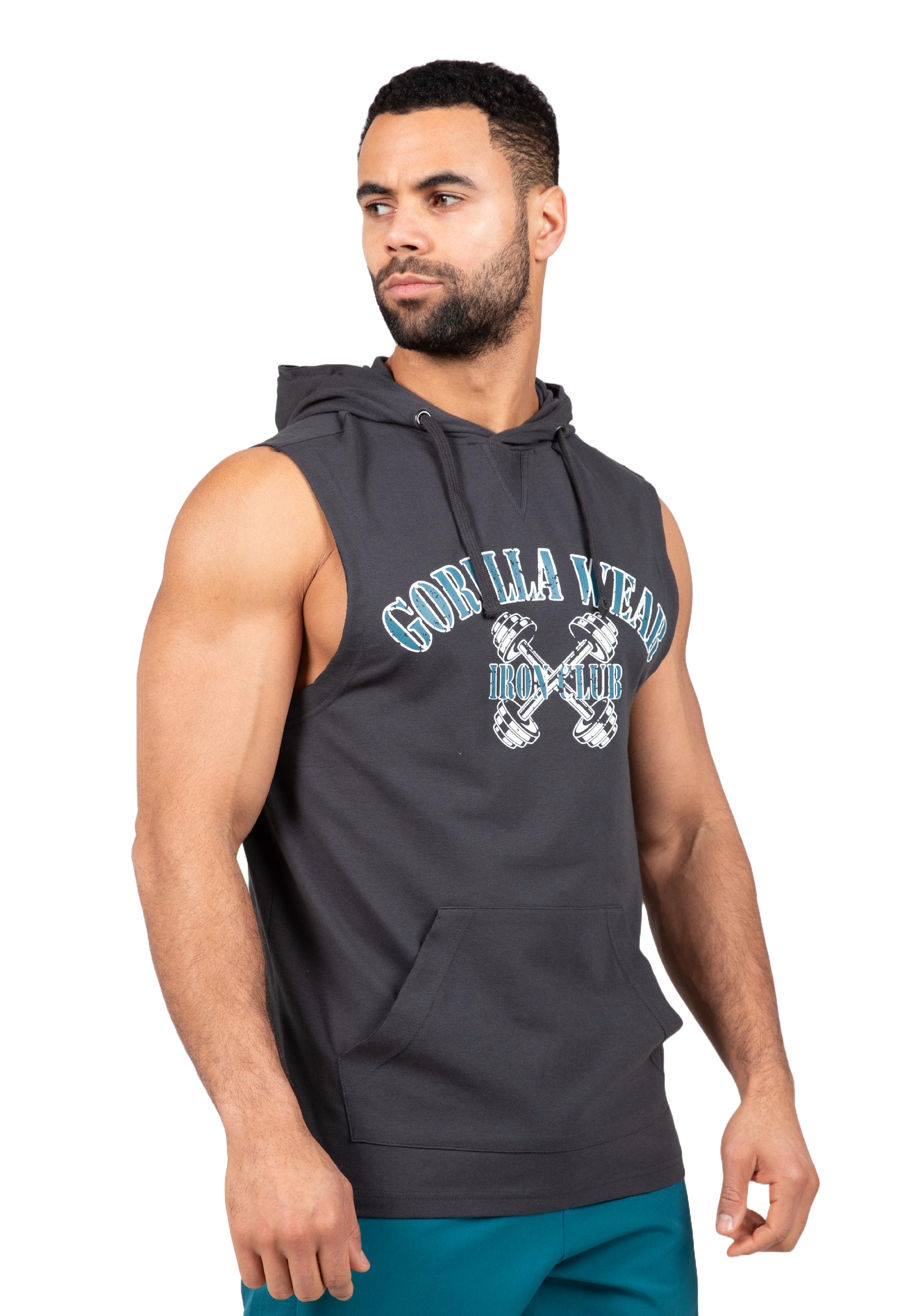 Chico S/L Hooded T-Shirt, dark grey