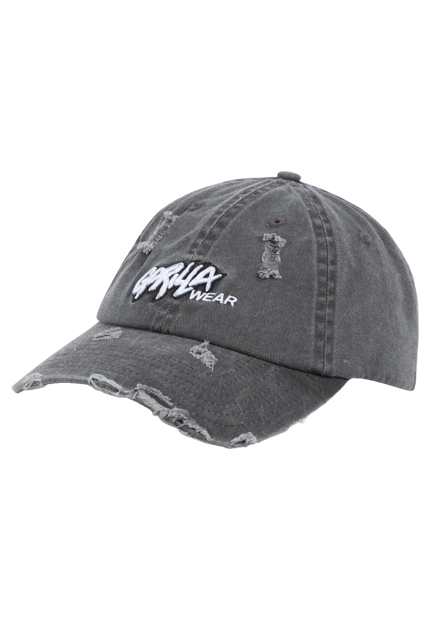 Galway Distressed Cap, washed grey