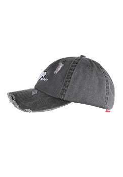 Galway Distressed Cap, washed grey