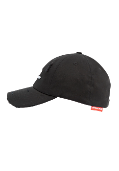 Galway Distressed Cap, black