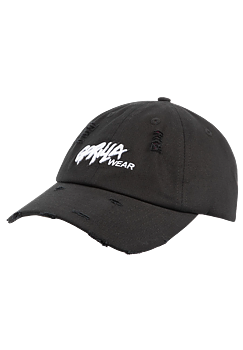 Galway Distressed Cap, black
