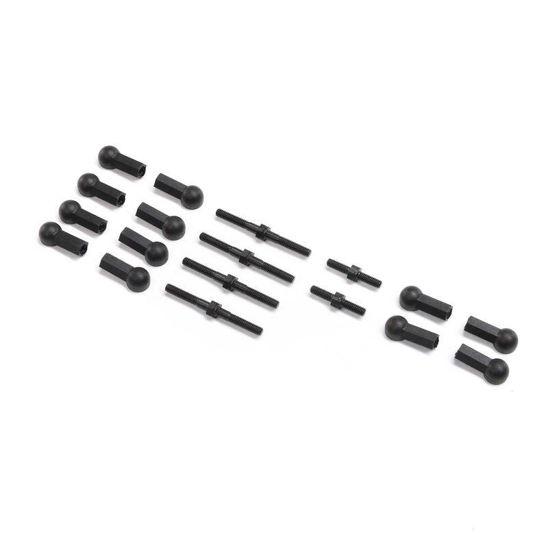 LOSI Adjustable Turnbuckle Set (6): Mini JRX2