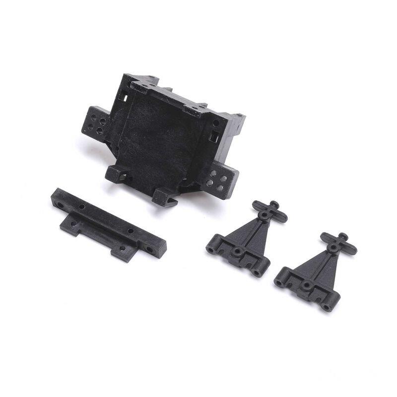 LOSI Rear Bulkhead, Toe Block, Link Mount: Mini JRX2