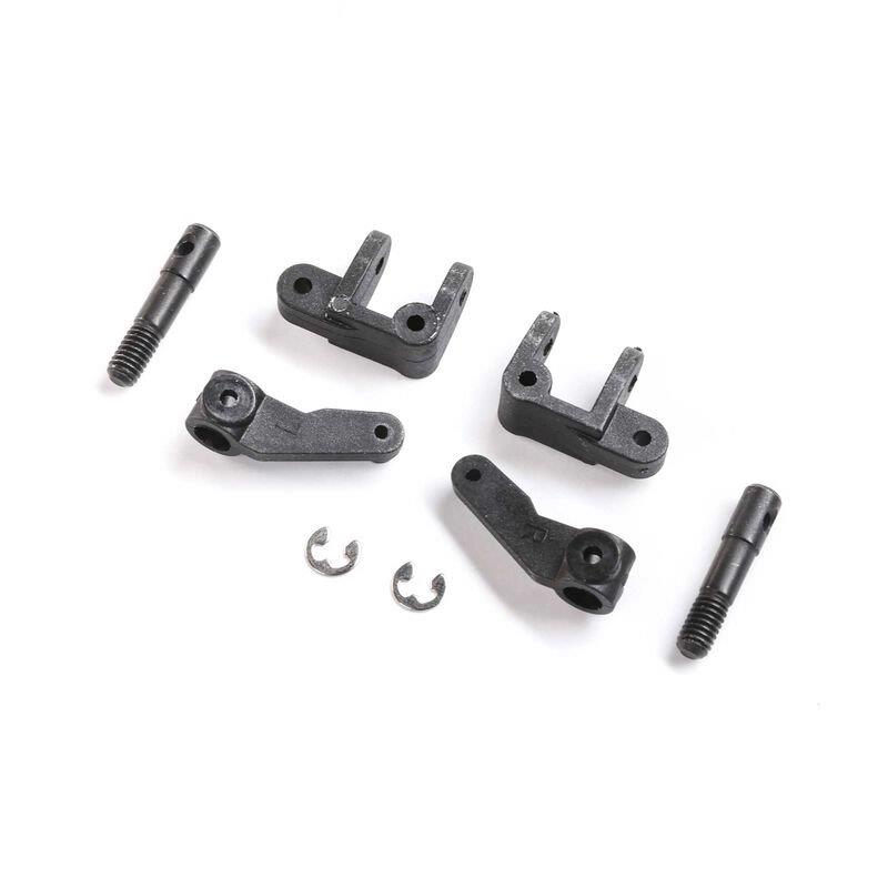 LOSI Spindle, Caster Block, Front Axle Set: Mini JRX2