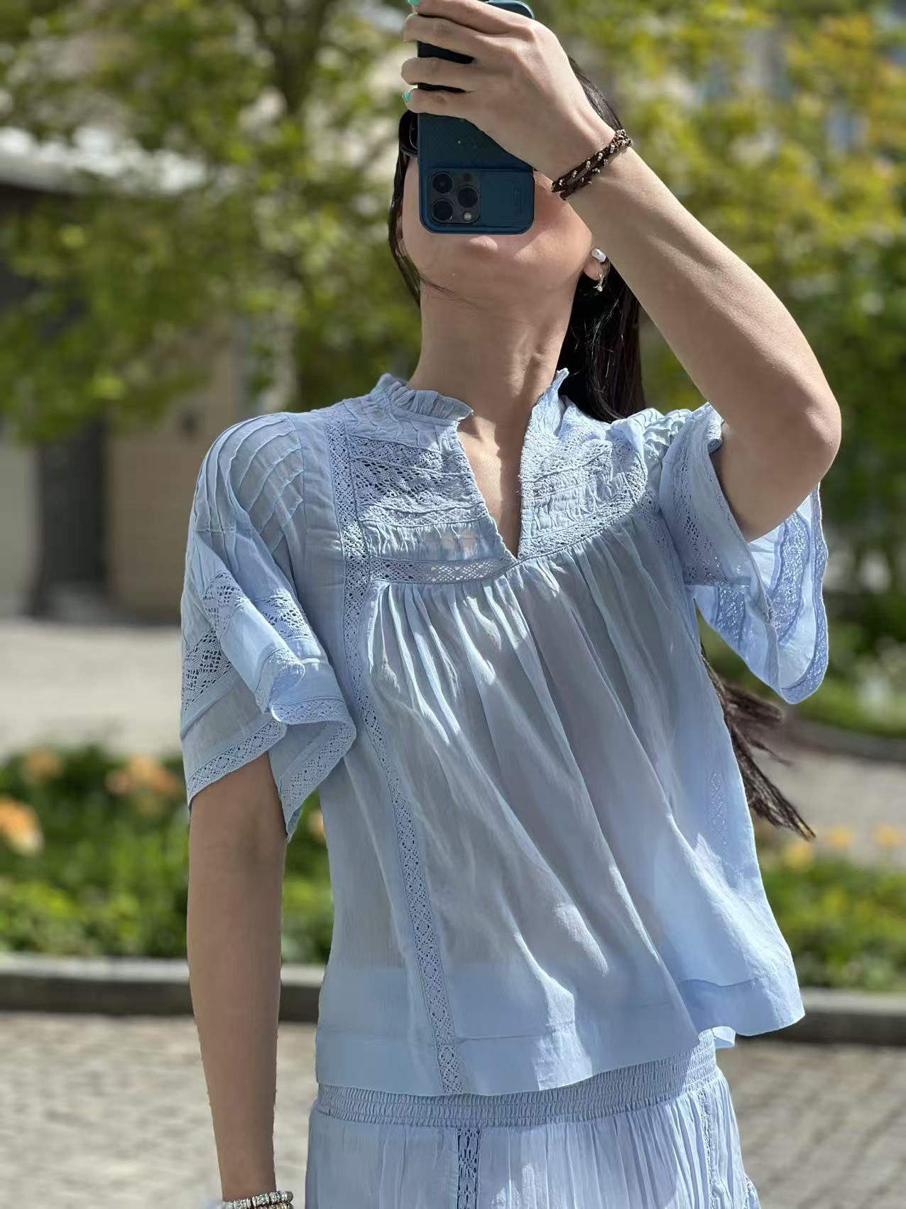Neo Noir Siama S Voile Blouse - 7