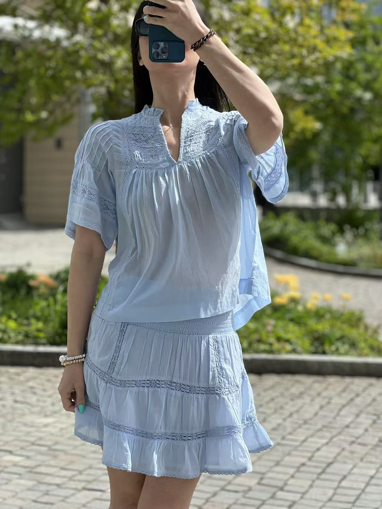 Neo Noir Siama S Voile Blouse - 8