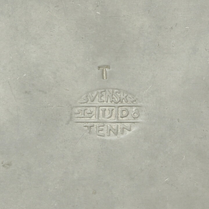 Tin Matchbox Holder with  Horse Motif 12 cm (Svenskt Tenn 1930) 