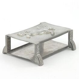 Tin Matchbox Holder with  Horse Motif 12 cm (Svenskt Tenn 1930) 