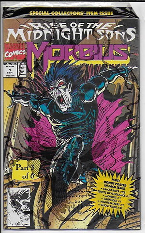 Morbius The Living Vampire # 1 NM Polybagged with Poster 1st Issue