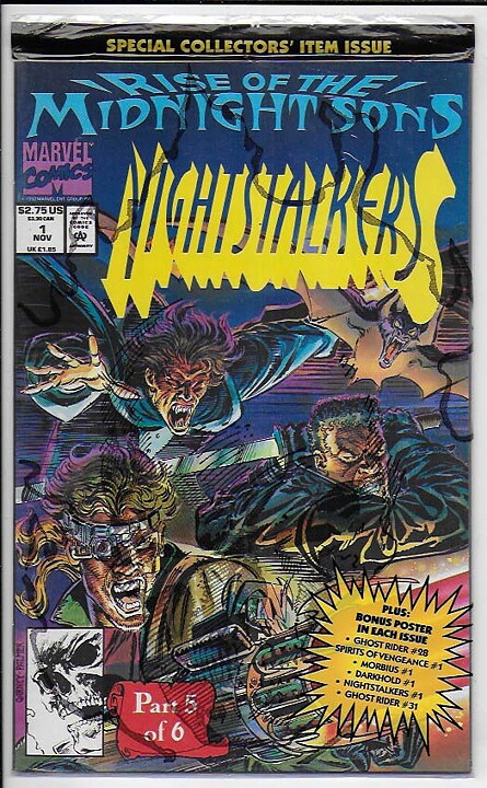 Nightstalkers # 1 NM Polybagged with Poster 1st Issue