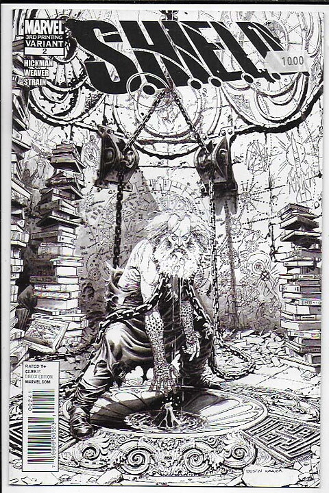 S.H.I.E.L.D. 2010 Series # 2 3rd Printing Variant NM Prislapp
