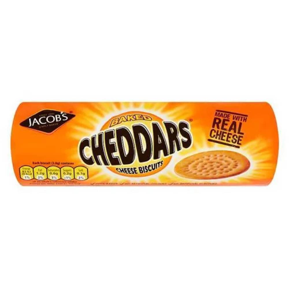Jacob's Baked Cheddar Cheese Roll Biscuits (150 g)