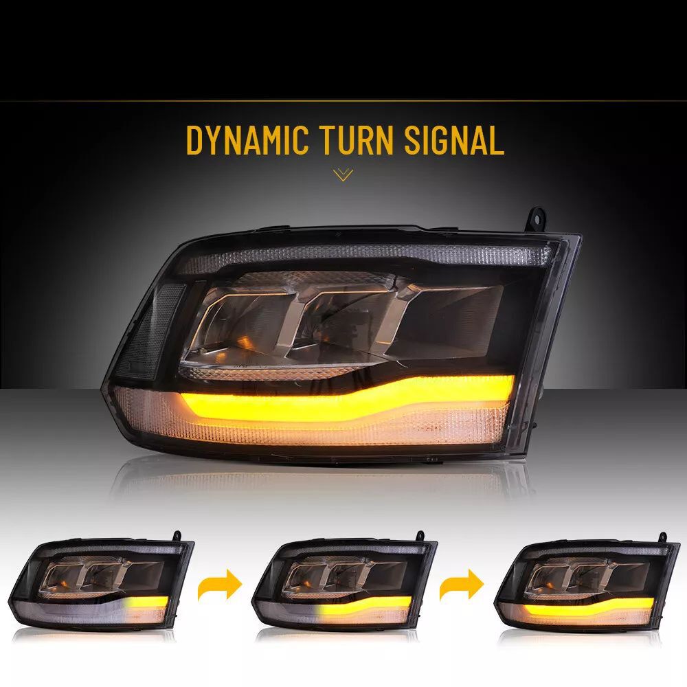 Full LED-strålkastare – Set (DODGE RAM 2009–2018) - 4