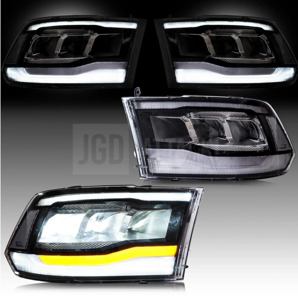 Full LED-strålkastare – Set (DODGE RAM 2009–2018)