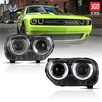 LED-strålkastare – Set (DODGE CHALLENGER 2015–2023)