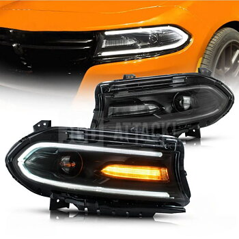 LED-strålkastare – Set (DODGE CHARGER 2015–2023)